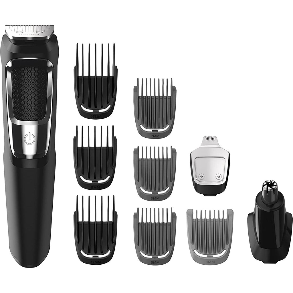 Philips - Cordless Trimmer Set and 13 Accessories, Rechargeable Battery, Black - - Mounts For Less