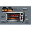 Proctor Silex - 4 Slice Toaster Oven with Baking Plate, Black - - Mounts For Less