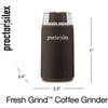 Proctor Silex - Electric Coffee, Herb and Spice Grinder, Stainless Steel Blade, Brown - - Mounts For Less