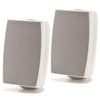 Prologue AS-108W 8" 140W Outdoor-Indoor Speakers Pair 8 Ohms Or 70V With Wall Mounting Brackets White - - Mounts For Less