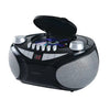 Proscan - BoomBox with CD and Cassette Player, AM/FM Radio, AUX Input, Black - - Mounts For Less