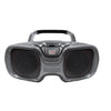 Proscan - BoomBox/CD Player with Bluetooth, AM/FM Radio and AUX Input, Black - - Mounts For Less