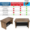 RAKABOT - Entrance Bench with Shoe and Boot Storage with Water Collection System, Wood - - Mounts For Less