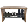 RAKABOT - Entrance Bench with Shoe and Boot Storage with Water Collection System, Wood - - Mounts For Less