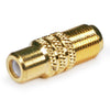 RCA Female to F Female Adapter Gold Plated - - Mounts For Less