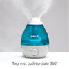 Safety 1st - Ultrasonic Cool Mist Humidifier for Kids Room, Rotating Nozzle, Blue - - Mounts For Less