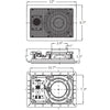 Saga Elite 2 In-Wall Speakers 6.5" 2-Way Kevlar 120w - - Mounts For Less