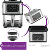 Salton AF2090 Air Fryer, 4.6L Capacity, 10 Preset Functions, Glass Basket, Black - - Mounts For Less