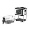 Salton AF2090 Air Fryer, 4.6L Capacity, 10 Preset Functions, Glass Basket, Black - - Mounts For Less