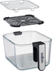 Salton AF2090 Air Fryer, 4.6L Capacity, 10 Preset Functions, Glass Basket, Black - - Mounts For Less