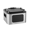Salton AF2090 Air Fryer, 4.6L Capacity, 10 Preset Functions, Glass Basket, Black - - Mounts For Less