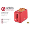 Salton Essentials - Compact Toaster, 2 Slice Capacity, Red - - Mounts For Less