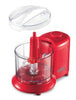 Salton Essentials Mini Electric Chopper 100W Red - - Mounts For Less