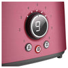 Sencor - 2 Slice Toaster with 9 Intensity Levels and Timer, 800W, Metallic Red - - Mounts For Less