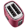 Sencor - 2 Slice Toaster with 9 Intensity Levels and Timer, 800W, Metallic Red - - Mounts For Less