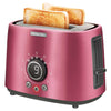 Sencor - 2 Slice Toaster with 9 Intensity Levels and Timer, 800W, Metallic Red - - Mounts For Less