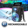 Singsation - Party Vibe Karaoke Party System, Bluetooth, Microphone Included, Black - - Mounts For Less
