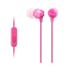 Sony - In-Ear Stereo Headphones with Microphone, Pink - - Mounts For Less