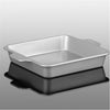 Starfrit - Set of 2 The Rock Wave Square Baking Pans, 9" Width, Carbon Steel - - Mounts For Less