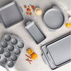 Starfrit - Set of 2 The Rock Wave Square Baking Pans, 9" Width, Carbon Steel - - Mounts For Less