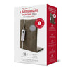 Sunbeam - XL Xpress Heat 12 '' x 24 '' Heating Pad with Auto Shut Off, Brown - - Mounts For Less