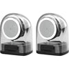 Sylvania - Wireless Stereo Speakers, Bluetooth 4.2 with Silicone Sleeve, Black - - Mounts For Less