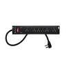 SyncPower SP-6FSM-1000J Surge Protector 1150 Joules, 6 Sockets, Indoor, Black - - Mounts For Less