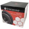 SyncSound SS-ICS-6 2-Way In-Ceiling Speakers 6.5" 70 Watts 8 Ohms Sold As A Pair White Frameless - - Mounts For Less