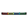 TechCraft 24 Port (1U) CAT5, Patch Panel, T568A or T568B, Coloured Jacks - - Mounts For Less