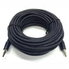 TechCraft Audio Cable 3.5Mm Male / Male Plenum CMP 22 AWG High-Quality Black 35 Feet - - Mounts For Less