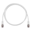 TechCraft - FTP Network Cable with Metal Connectors CAT8, Ultra-thin, Shielded, 5 Feet Length, White - - Mounts For Less
