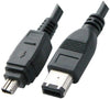 TechCraft IEEE 1394 Firewire 4 PIN 6PIN 6 Ft Black - - Mounts For Less