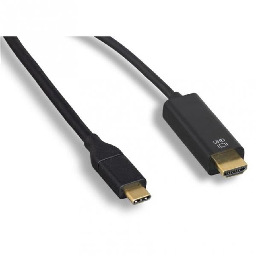 TechCraft USB 3.1 Type C to HDMI Cable, 10 Feet Length, Black - - Mounts For Less