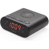 Timex - Dual Alarm Clock Radio with LED Display, Wireless Charging and Battery Backup, Black - - Mounts For Less