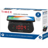 Timex - Dual Alarm Clock Radio with LED Display, Wireless Charging and Battery Backup, Black - - Mounts For Less