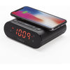 Timex - Dual Alarm Clock Radio with LED Display, Wireless Charging and Battery Backup, Black - - Mounts For Less