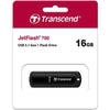 Transcend JetFlash 700 USB Stick 16GB USB 3.1 Memory Stick Flash Drive - - Mounts For Less