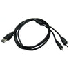 USB 2.0 Cable A Male Connector to Mini USB 5pin + Micro USB 6 ft - - Mounts For Less