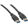 USB 3.0 cable Male A to Male A Blue 10 FT - - Mounts For Less
