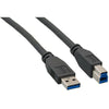 USB 3.0 cable Male A to Male B Black 25 FT - - Mounts For Less