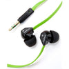 Veho Z1 - Wired In-Ear Headphones with Tangle-free Cord, Green - - Mounts For Less