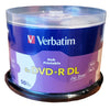 Verbatim Blank Media DVD+R Double Layer 8.5GB 8X 50PK Inkjet Printable - - Mounts For Less
