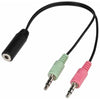 Vivanco - Headset with Microphone, Wired and Lightweight, Black - - Mounts For Less