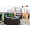 Westinghouse WES31-1550 Electric Pole Patio Heater Infra-Red Silver - - Mounts For Less