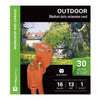 Xtrciity - 1 Plug Electrical Extension Cord with Grounding, 30 Meter Length, For Outdoor Use, Orange - - Mounts For Less