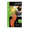 Xtrciity - 1 Plug Electrical Extension Cord with Grounding, 4.5 Meter Length, For Outdoor Use, Orange - - Mounts For Less