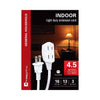 Xtrcity - 3 Outlet Extension Cord, 4.5 Meter Length, For Indoor Use, White - - Mounts For Less