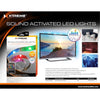 Xtreme XLB7-1024-WHT - LED Strip Kit, 6.6 Feet, Responds to Sounds and Music, Remote Control Included - - Mounts For Less