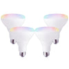 Xtricity 1-50075 LED Wi-Fi BR30 10W 120V RGB Colors 2700K-6500K Tunable Dim 4Pk White - - Mounts For Less