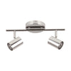 Xtricity - 2 Heads Ceiling Light, 13.97 '' Width, From The Westminster Collection, Chrome - - Mounts For Less